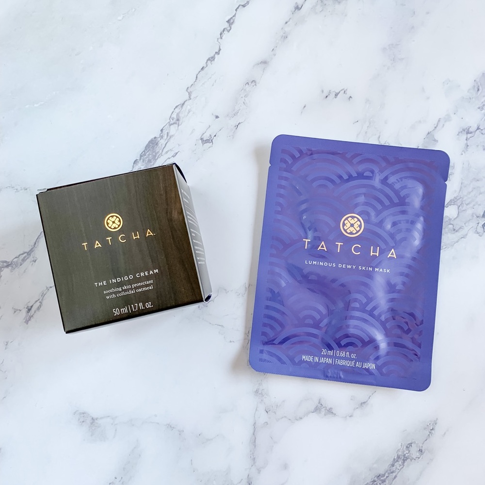 NIB Tatcha Set—Indigo Cream and Dewy Skin Mask